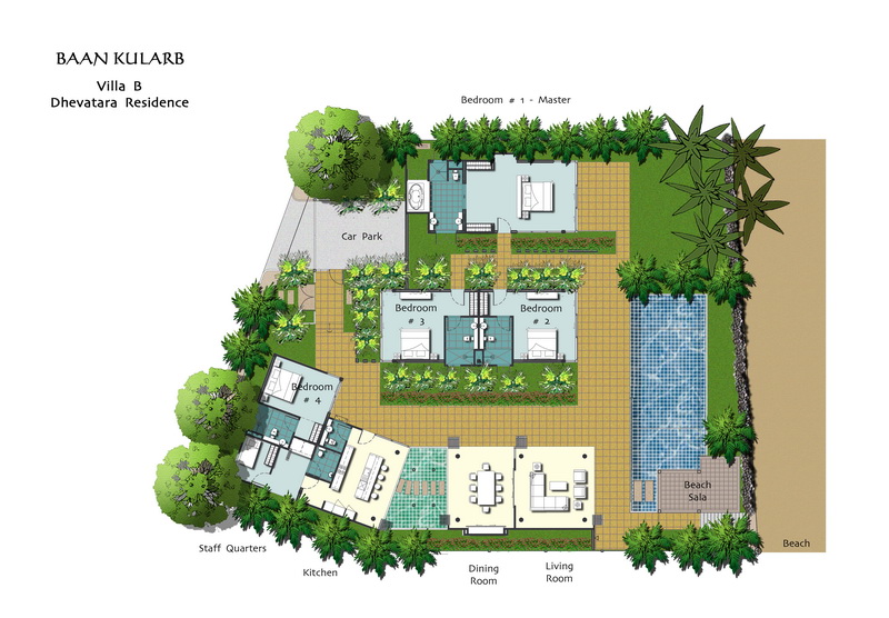 Baan Kularb - Floor plans